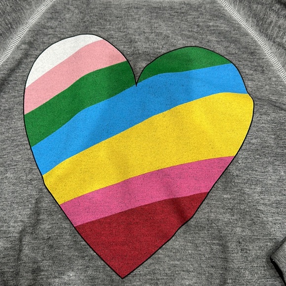 Wild fox, extra small, rainbow, heart sweatshirt - Picture 2 of 4